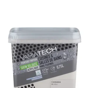 Marque Peinture cuisines et bains satin velouté Céréales 0.75L VARIATECH