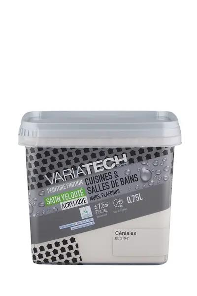 Marque Peinture cuisines et bains satin velouté Céréales 0.75L VARIATECH