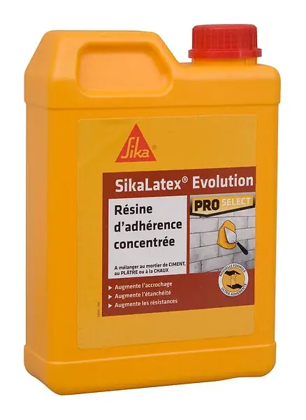 Solde Résine d‘accrochage pour mortier - SikaLatex Evolution - 2L