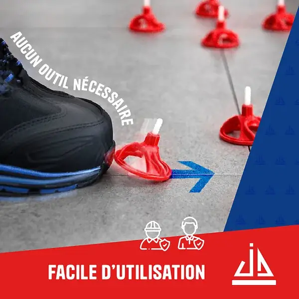 Croisillons autonivelants - Plastique - 2mm - 250 pièces JD SYSTEME Promotion Saisonnière