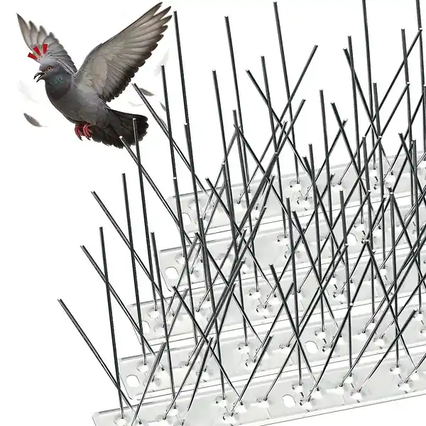 Pic Anti-Pigeon en Acier Inoxydable 6.5M Pack de 26 modules VOUNOT Quantité Limitée