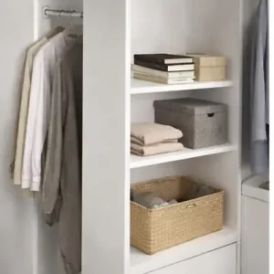 Tablettes mélaminées 65,8 x 16 x 1,6 cm – Lot de 5 étagères pour rangement, placard et dressing GD MENUISERIES Meilleur Choix
