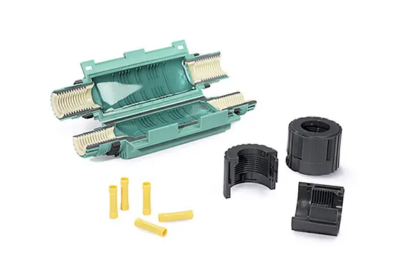 Populaire HellermannTyton Kit de raccordement avec gel intégré et presse-étoupe Reliseal V56 RAYTECH