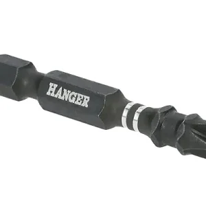 Nouvel Arrivage 2 embouts impact 1/4‘‘ cruciforme PH2 longueur 75mm - HANGER - 134076