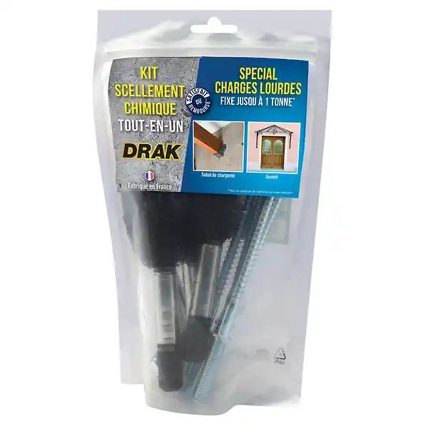 Paiement Sécurisé Kit de scellement chimique à expansion drak DM8BL4 RED HEAD