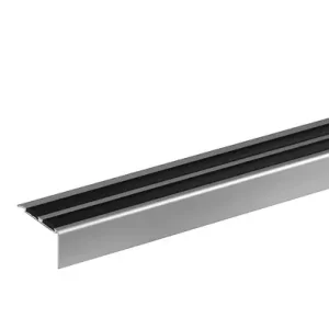 Authentique Nez de marche aluminium - antidérapant - adhésif extra-fort NPF