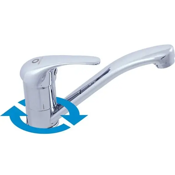 Affaire À Saisir Mitigeur lavabo SAZAVA à long bec en chrome RAV SLEZAK