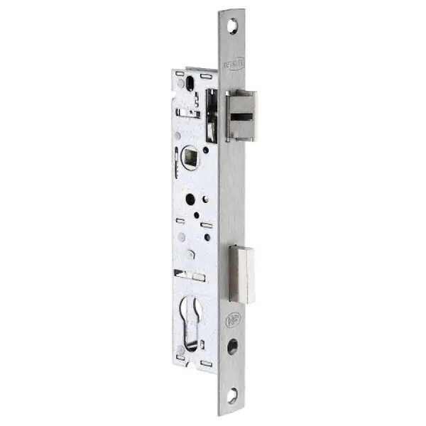 Serrure à larder 1 point pêne dormant et demi-tour à cylindre européen axe 26 mm - 780 METALUX Meilleure Vente