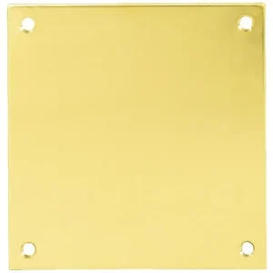 Plaque de propreté 160x90mm laiton poli - HERACLES - 251952 Remise