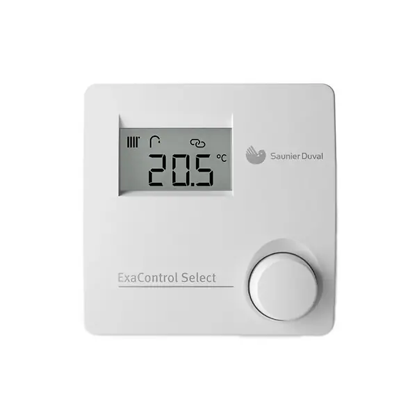 Seulement Aujourd'hui Thermostat d‘Ambiance Filaire Contact Sec Exacontrol SELECT Saunier Duval
