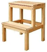 Marche Pied En Bois 1 Marche Avec Tablette OUTIFRANCE Acheter En Ligne