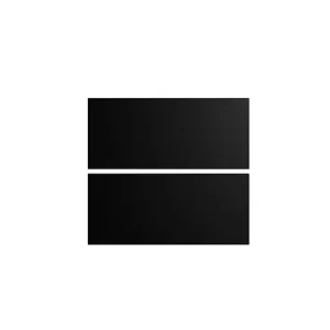 Haute Qualité Façade 2 tiroirs casseroliers L 80cm LAUTREC noir mat GRUPOALVIC