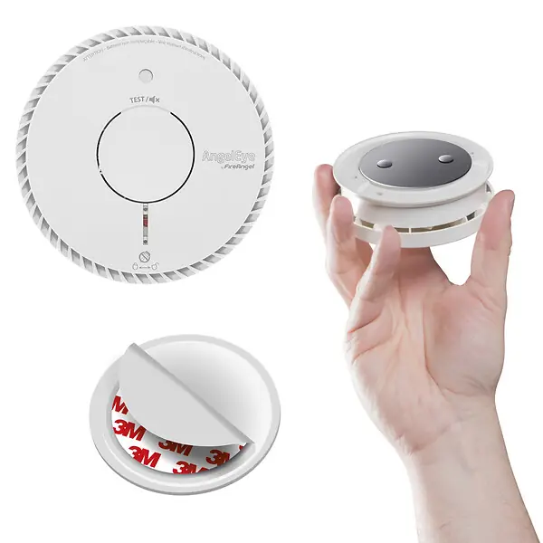 Offre Exclusive AngelEye Lot de 3 DAAF NF autonomie et garantie 10 ans + 3 supports aimantés