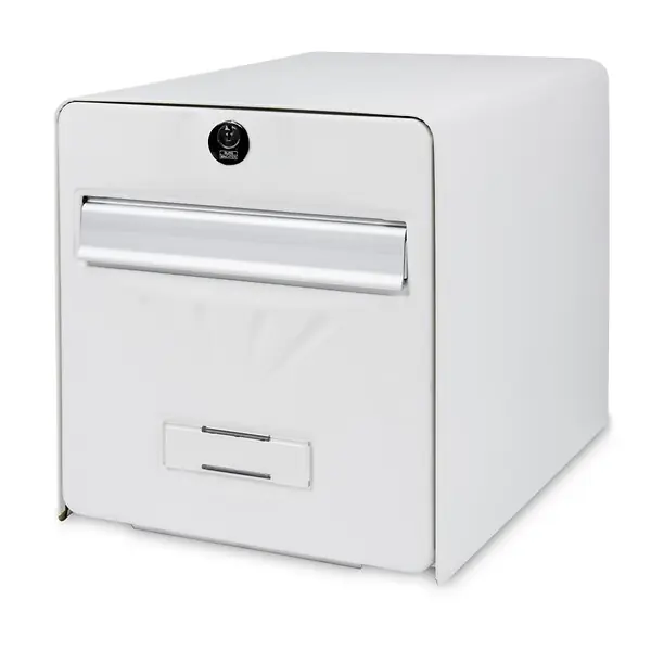 Boîte aux lettres Balnéaire NF Blanc porte arrière vitrée BURG WACHTER Réduction