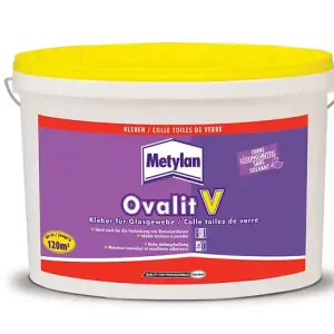 Colle pour toile de verre Ovalit V - 18Kg METYLAN Retour Gratuit