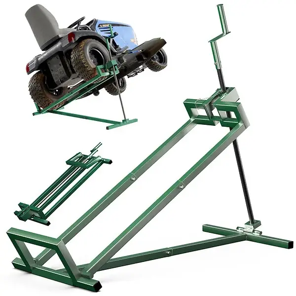 Leve tracteur Tondeuse Supporte 400 kg max Vert VOUNOT Top Vente