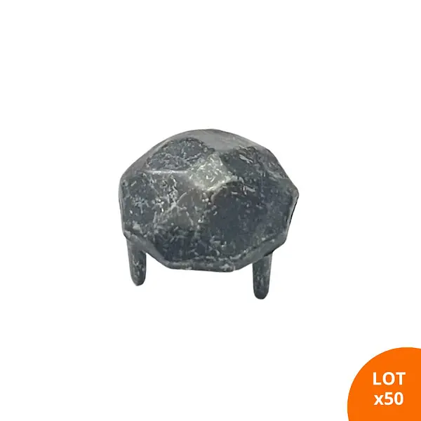 Livraison Express Cache-vis martelé 3 griffes - En zamac gris / vieil argent SECURY-T