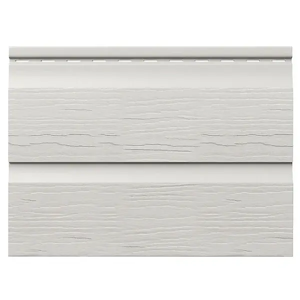 Lot de 2 lames bardage PVC gris - 37.2x300cm VILO Acheter Direct