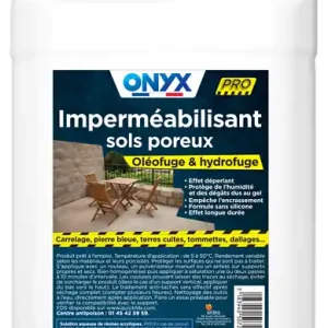 Imperméabilisant sols poreux - 5L ONYX Promotion Saisonnière