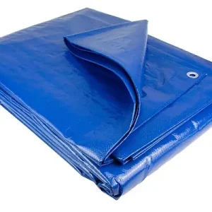Bâche de protection polyéthylène tramé avec œillets - 10x15m FISCHER DAREX Satisfait Ou Remboursé