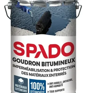 Pas Cher Goudron bitumineux - Noir - 4L SPADO