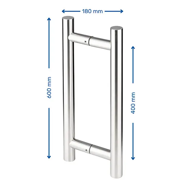 Promotion Saisonnière Ensemble de poignées tubulaires à tirage série 5210 32x400mm inox brossé - HERACLES - B-INOX-PT005