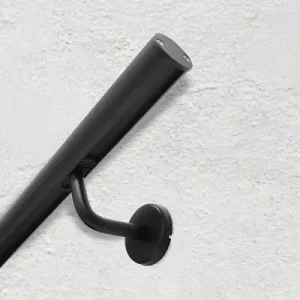 Kit main courante aluminium Opalu - Noir mat - L.200cm KORDO Remise