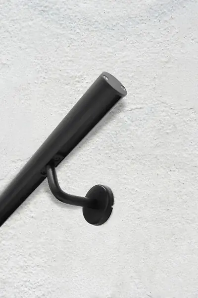 Kit main courante aluminium Opalu - Noir mat - L.200cm KORDO Remise