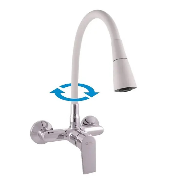 Mélangeur évier RAV SLEZÁK Colorado avec poignée silicone 150 mm gris/chrome CO102.5/13S RAV SLEZAK Quantité Limitée