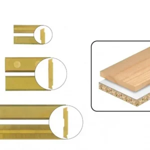 Plaquette Reversible Titane 30x10x1,5 / 4 Coupes / Meches D.14 à 22 Leman Super Prix