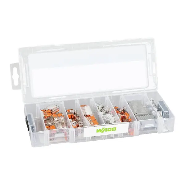 Dernier Modèle Assortiment de bornes de connexion L-Boxx Micro Wago - Série 221,2273,207 - 84 pièces