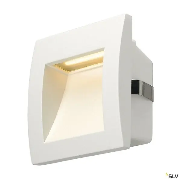Encastré mural extérieur avec LED intégrée DOWNUNDER OUT, blanc - Taille S SLV Promotion