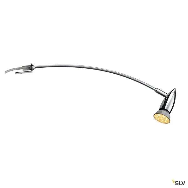 Spot sur tige intérieur chrome SLV DISPLAY ADL 50, GU10/QPAR51, 50W max Certifié