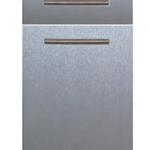 Porte de cuisine Lumi platine H70xL60 cm 1 porte, 1 tiroir Vendu separement kit tiroir GD MENUISERIES Super Prix