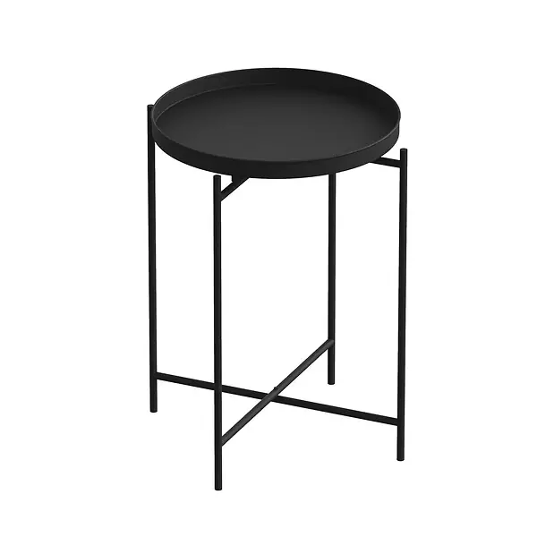 Table basse en métal "Sheby" 46 x 46 x 56 cm - Noir HABITAT ET JARDIN Réduction