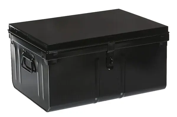 Coffre en aluminium - Noir - 60L - 42x57x29cm P.HENRY Quantité Limitée