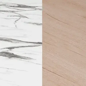 Crédence Marbre versilia - Chêne rustique - 300x60x0,8cm GRUPOALVIC Prix Promo