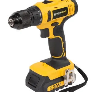 Bon Plan Perceuse-visseuse sans fil - 20V - 2 batteries incluses POWERPLUS