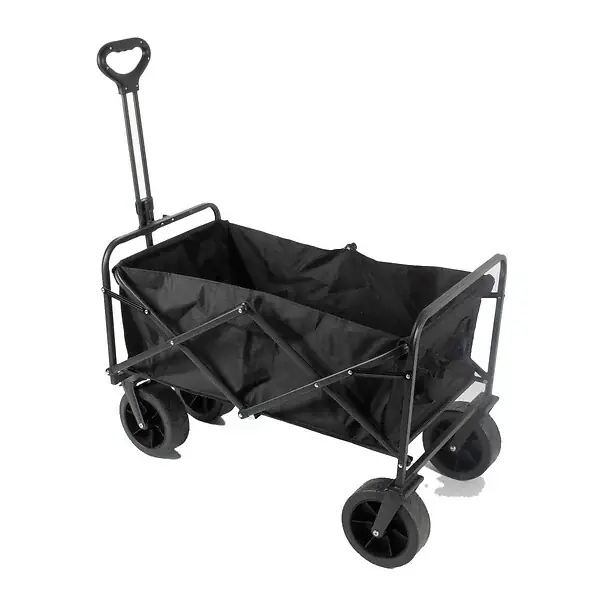 Chariot de Transport pliable 402 Litres Chariot de Jardin avec Poignée Charge 50Kg Tissu OXFORD KZ GARDEN Pas Cher