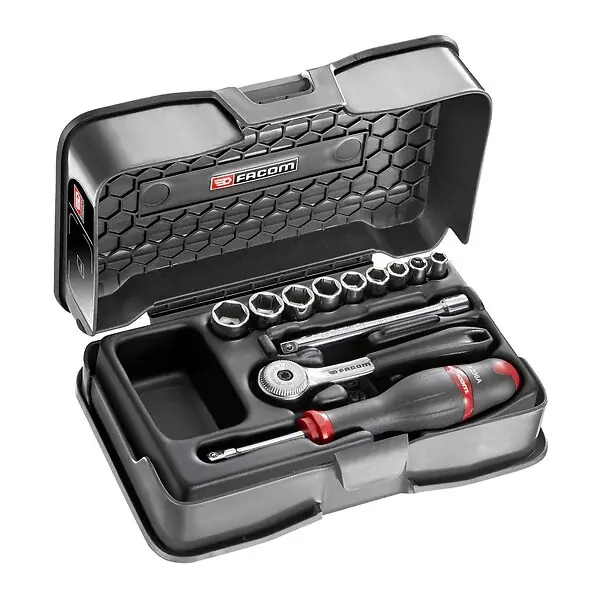 Meilleure Vente Coffret douilles 1/4" - 12 pièces - 6 pans 5.5 à 13mm FACOM