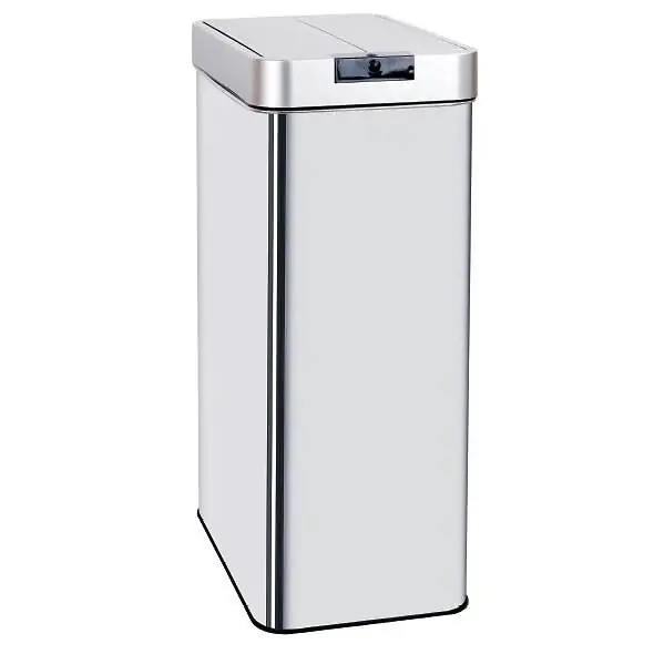 Super Prix Poubelle automatique inox SILVERLAKE argent 90L KITCHEN MOVE