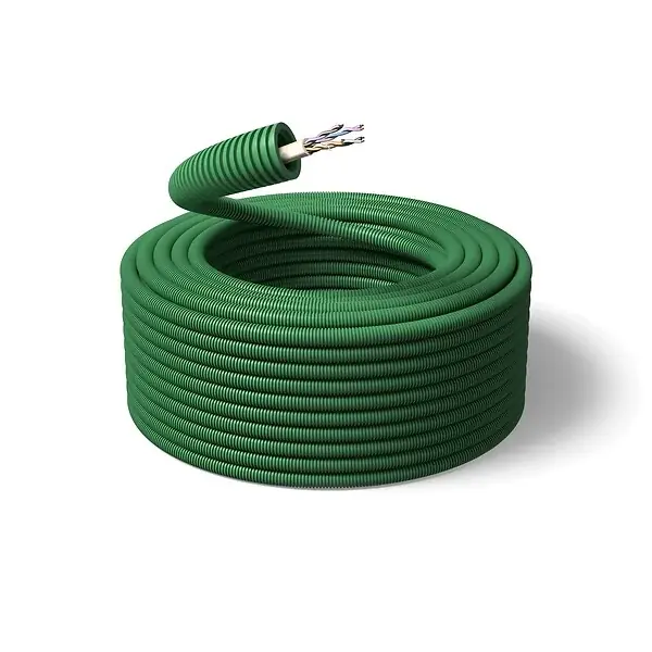 Meilleur Choix Gaine ICTA préfilée polypropylène 20 mm gris - 100 m PROFIFLEX