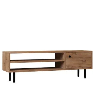 Quantité Limitée Meuble TV en bois "Avila" - 120 x 30 x 38 cm - Pin atlantique HABITAT ET JARDIN