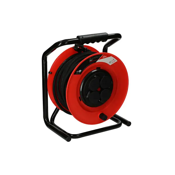 Offre Spéciale Enrouleur electrique 25m H07RN-F 3G 2,5mm2 - HANGER - 600017