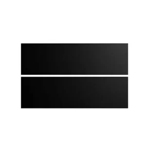 Façade 2 tiroirs casseroliers L 120cm LAUTREC noir mat GRUPOALVIC Seulement Aujourd'hui