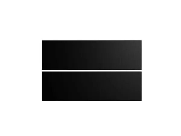 Façade 2 tiroirs casseroliers L 120cm LAUTREC noir mat GRUPOALVIC Seulement Aujourd'hui
