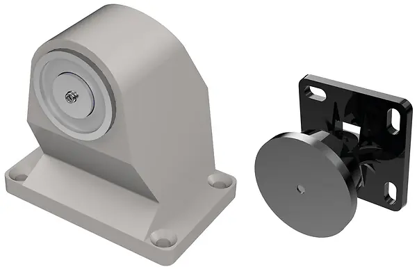 Ventouse de maintien de porte ouverte sol en applique 50kg 24V - SEWOSY - VPMO245S Dernier Modèle