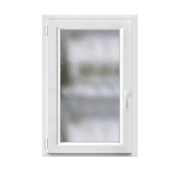 Fenêtre PVC 1 vantail à gauche - Blanc - H.78xL.65cm QUADROFORM Meilleur Choix