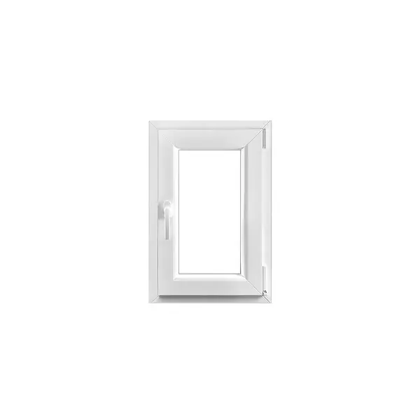 Fenêtre PVC oscillo-battante droite - Blanc - H.60xL.75cm QUADROFORM Meilleur Prix