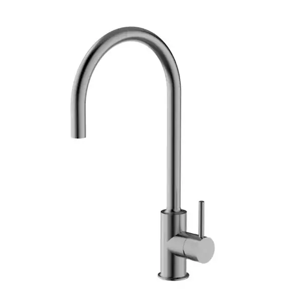 Certifié KOME Mitigeur évier bec haut type "col de cygne" Graphite mat - THERMADOR - KOM135GM